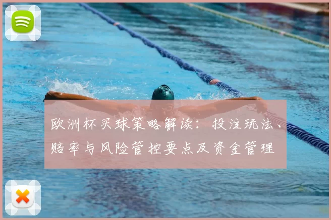 欧洲杯买球策略解读：投注玩法、赔率与风险管控要点及资金管理