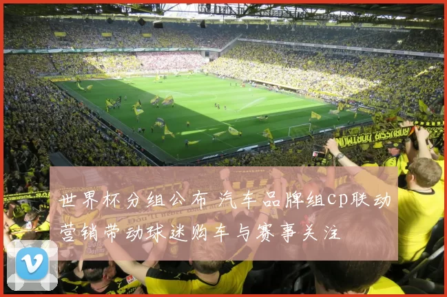 世界杯分组公布 汽车品牌组cp联动营销带动球迷购车与赛事关注